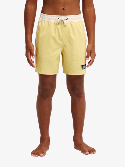 One Piece Solid 14" - Swim Shorts for Boys 8-16  EQBJV03555