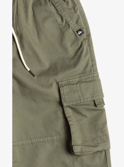 We Get By Surf  - Cargo trousers with elasticated waistband for boys 8-16yrs  EQBNP03124