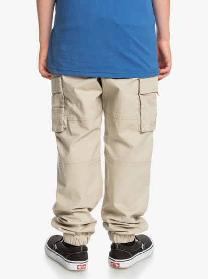 We Get By Surf  - Cargo trousers with elasticated waistband for boys 8-16yrs  EQBNP03124