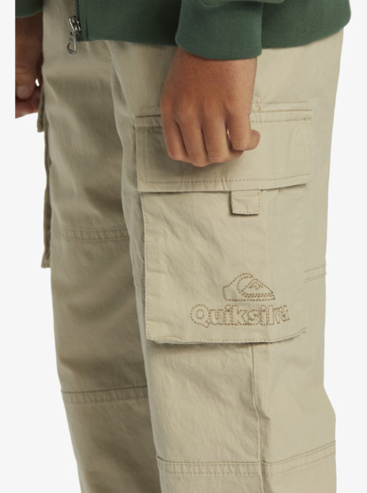 We Get By Surf  - Cargo trousers with elasticated waistband for boys 8-16yrs  EQBNP03124