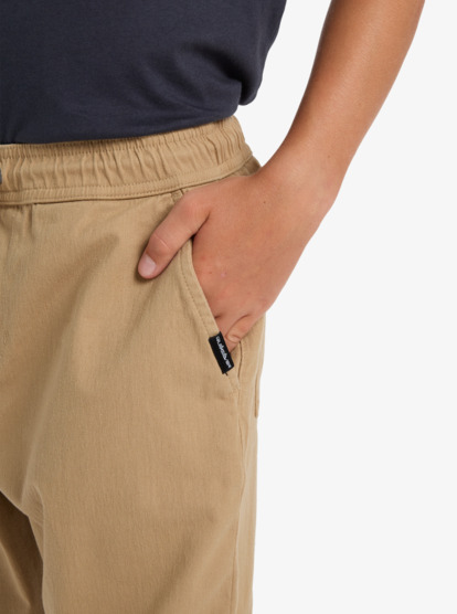 quiksilver, Taxer Heavy Twill - Stretch Trousers for Boys 8-16, KHAKI (cjz0) Taxer Heavy Twill - Stretch Trousers for Boys 8-16  EQBNP03132