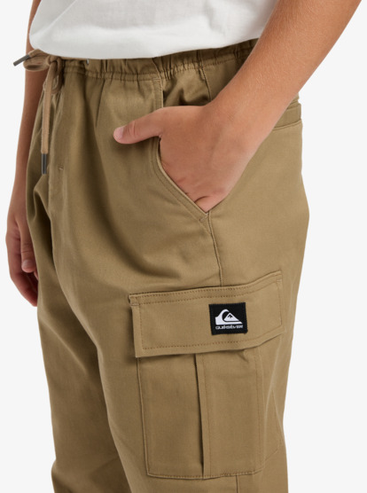 quiksilver, Taxer Cargo - Stretchhose für Jungen 8-16, ELMWOOD (tmp0) Taxer Cargo - Stretch Trousers for Boys 8-16  EQBNP03133