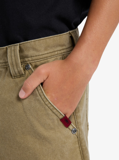 quiksilver, Mercury Straight Out - Stretch broek voor Jongens 8-16, ELMWOOD (tmp0) Mercury Straight Out - Stretch Trousers for Boys 8-16  EQBNP03135
