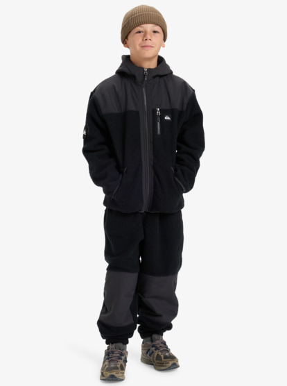 quiksilver, Back To S School - Top met capuchon en rits voor Jongens 8-16, BLACK (kvj0) Back To S School - Full Zip Hooded for Boys 8-16  EQBPF03014
