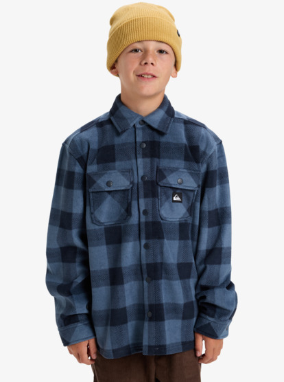 Bering Strait Check - Long Sleeve Check Shirt for Boys 8-16  EQBPF03020