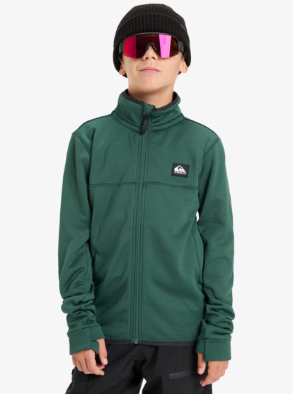 Steep Point - Full Zip Technical Fleece for Boys 8-16  EQBPF03021