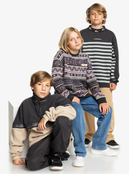 Purple Vision  - Crew Neck Sweater for Boys 8 - 16  EQBSW03033