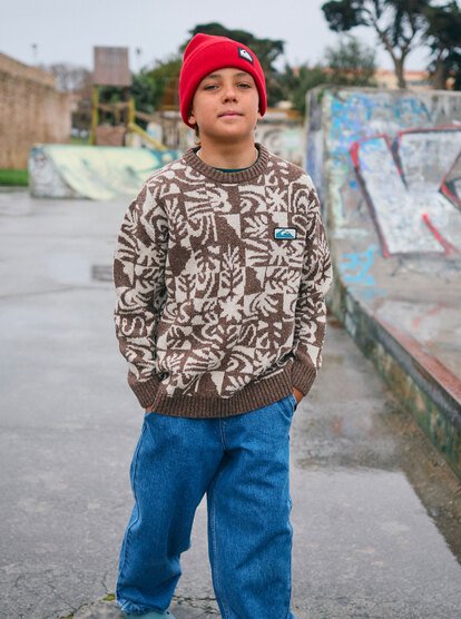 Hall City - Crew Sweater for Boys 8-16  EQBSW03035