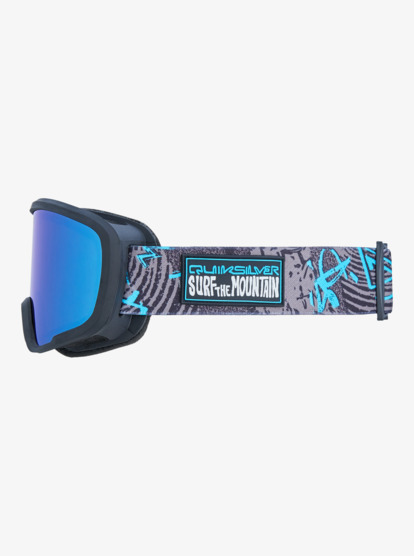 quiksilver, Shredder - Ski/Snowboard Goggles for Boys, RAVE MIX/CLUX ML BLUE S3 (brn0) Shredder - Ski/Snowboard Goggles for Boys  EQBTG03025