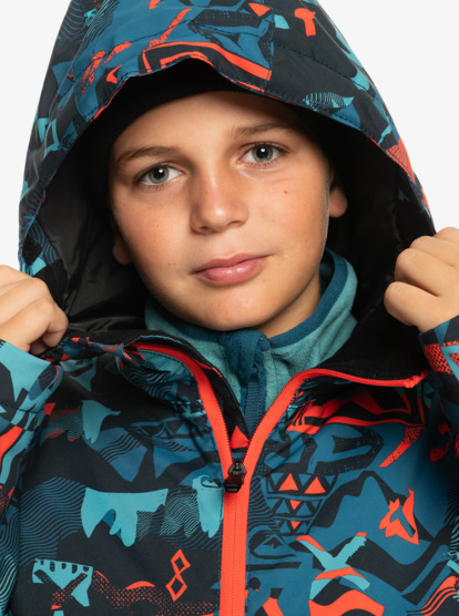 Mission Printed - Technical Snow Jacket for Boys  EQBTJ03164