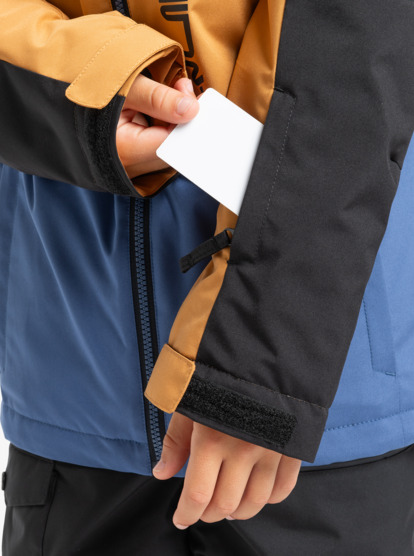 quiksilver, Side Hit Block 10K - Funktionelle Snow-Jacke mit Kapuze für Jungen 8-16, TRUE NAVY (bpz0) Side Hit Block - Technical Snow Jacket for Boys 8-16  EQBTJ03218