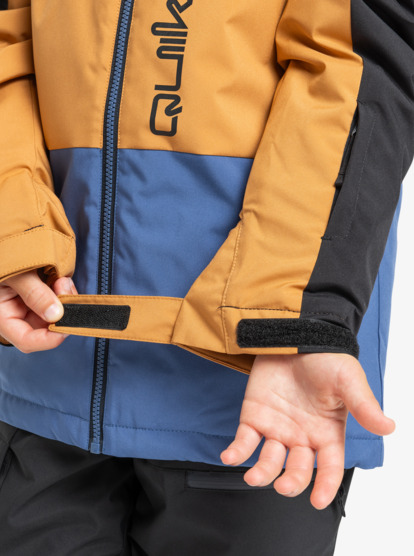 quiksilver, Side Hit Block 10K - Funktionelle Snow-Jacke mit Kapuze für Jungen 8-16, TRUE NAVY (bpz0) Side Hit Block - Technical Snow Jacket for Boys 8-16  EQBTJ03218