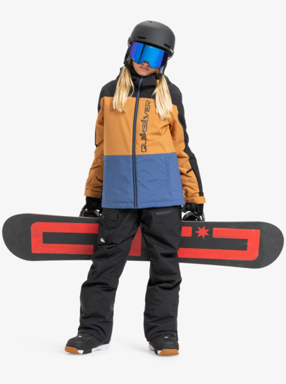 quiksilver, Side Hit Block 10K - Funktionelle Snow-Jacke mit Kapuze für Jungen 8-16, TRUE NAVY (bpz0) Side Hit Block - Technical Snow Jacket for Boys 8-16  EQBTJ03218