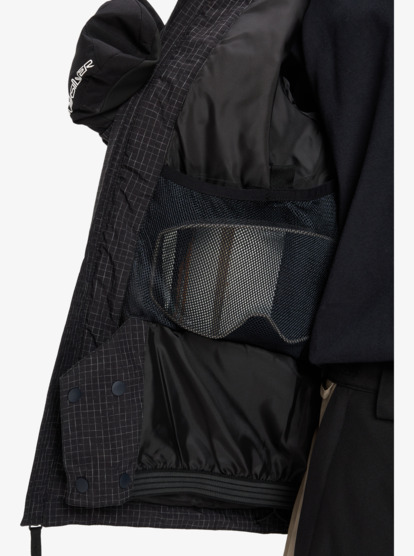 quiksilver, High In The Hood 10K - Funktionelle Snow-Jacke mit Kapuze für Jungs 4-16, TRUE BLACK (kvj0) High In The Hood - Technical Snow Jacket for Boys 4-16  EQBTJ03219