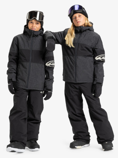 quiksilver, High In The Hood 10K - Funktionelle Snow-Jacke mit Kapuze für Jungs 4-16, TRUE BLACK (kvj0) High In The Hood - Technical Snow Jacket for Boys 4-16  EQBTJ03219