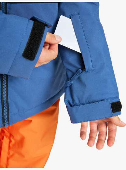 quiksilver, Side Hit Solid 10K - Funktionelle Snow-Jacke mit Kapuze für Jungs 4-16, TRUE NAVY (bpz0) Side Hit Solid - Technical Snow Jacket for Boys 4-16  EQBTJ03221