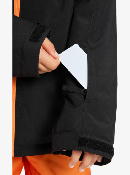 quiksilver, Titano 10K - Funktionelle Snow-Jacke mit Kapuze für Jungen 8-16, TRUE BLACK (kvj0) Titano - Technical Snow Jacket for Boys 8-16  EQBTJ03224