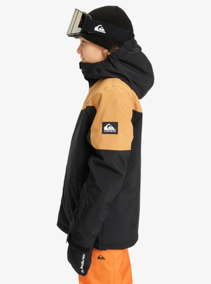 quiksilver, Titano 10K - Funktionelle Snow-Jacke mit Kapuze für Jungen 8-16, TRUE BLACK (kvj0) Titano - Technical Snow Jacket for Boys 8-16  EQBTJ03224