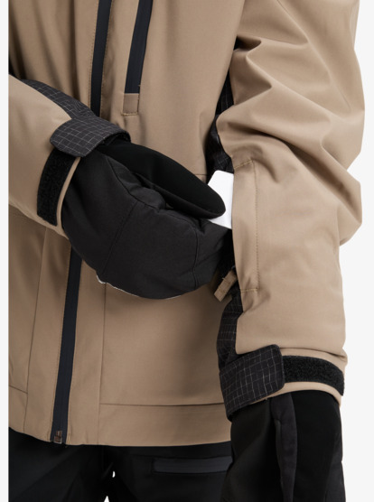 quiksilver, Quest 20K - Funktionelle Snow-Jacke mit Kapuze für Jungen 8-16, FALLEN ROCK (tzc0) Quest 20K - Technical Snow Jacket for Boys 8-16  EQBTJ03227