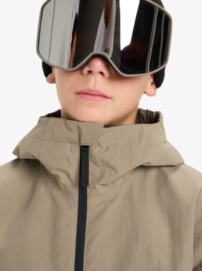 quiksilver, Steeze 10K - Funktionelle Snow-Jacke mit Kapuze für Jungen 8-16, FALLEN ROCK (tzc0) Steeze - Technical Snow Jacket for Boys 8-16  EQBTJ03228