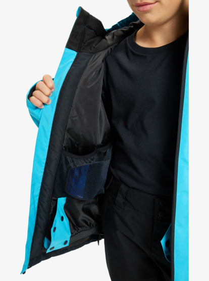 quiksilver, Mission 10K - Funktionelle Snow-Jacke mit Kapuze für Jungen 8-16, HORIZON BLUE (bkm0) Mission - Technical Snow Jacket for Boys 8-16  EQBTJ03230