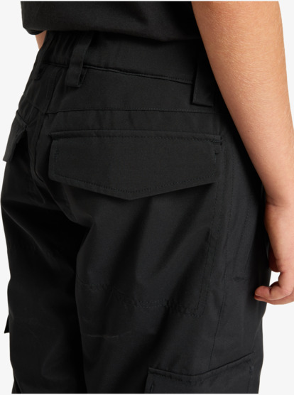 quiksilver, Porter - Technical Snow Pants for Boys 8-16, TRUE BLACK (kvj0) Porter - Technical Snow Pants for Boys 8-16  EQBTP03058