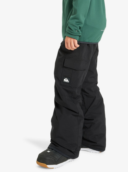quiksilver, Porter - Technical Snow Pants for Boys 8-16, TRUE BLACK (kvj0) Porter - Technical Snow Pants for Boys 8-16  EQBTP03058