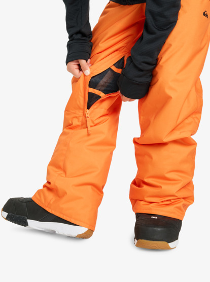 quiksilver, Estate - Technical Snow Pants for Boys 8-16, ORANGE PEEL (nkq0) Estate - Technical Snow Pants for Boys 8-16  EQBTP03059