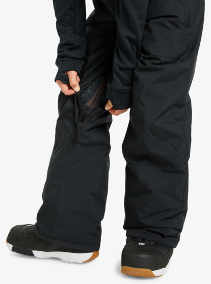 quiksilver, Mash Up - Peto técnico de snow para chicos 8-16, TRUE BLACK (kvj0) Mash Up - Technical Snow Bib for Boys 8-16  EQBTP03060