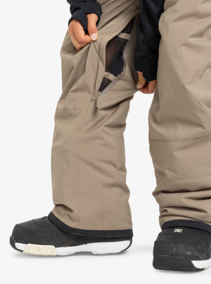 quiksilver, Mash Up - Peto técnico de snow para chicos 8-16, FALLEN ROCK (tzc0) Mash Up - Technical Snow Bib for Boys 8-16  EQBTP03060