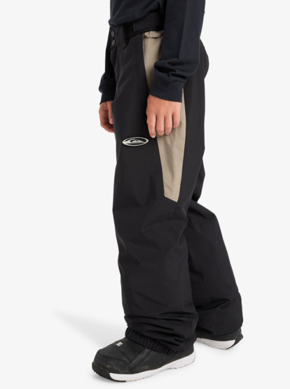 quiksilver, Snow Down Yth - Technical Snow Pants for Boys 8-16, TRUE BLACK (kvj0) Snow Down Yth - Technical Snow Pants for Boys 8-16  EQBTP03061