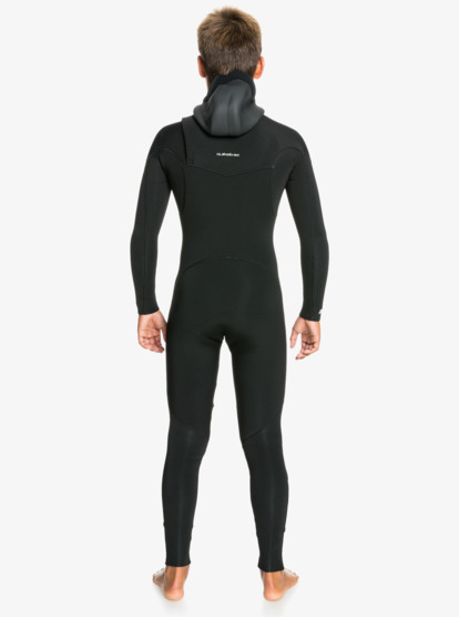 5/4/3mm Everyday Sessions - Hooded Chest Zip Wetsuit for Boys 8-16  EQBW203008