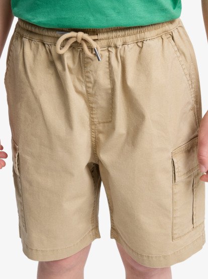 Taxer - Elasticated Cargo Shorts for Boys 8-16  EQBWS03384