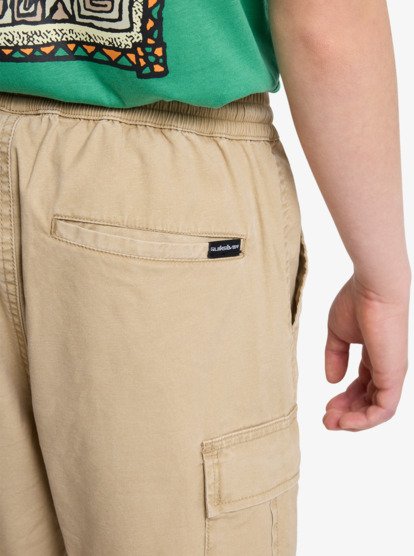 Taxer - Elasticated Cargo Shorts for Boys 8-16  EQBWS03384
