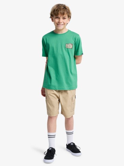 Taxer - Elasticated Cargo Shorts for Boys 8-16  EQBWS03384