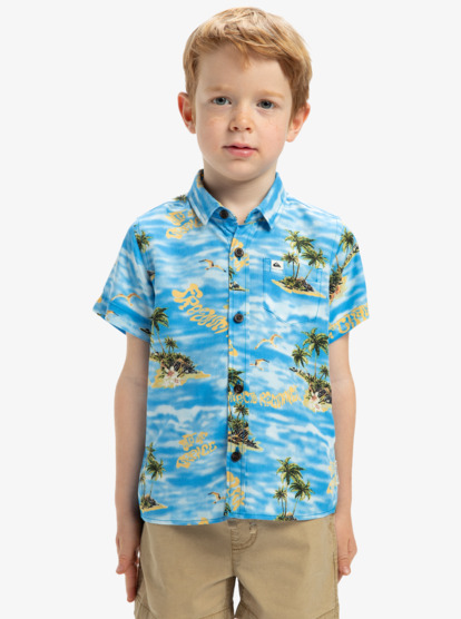 Safe Paradise - Short Sleeves Shirt for Boys 8 - 16  EQBWT03401