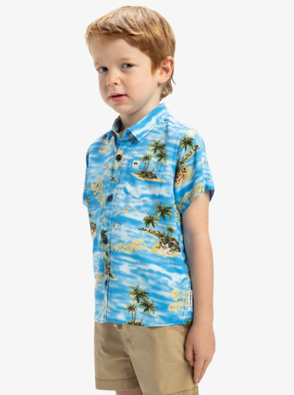 Safe Paradise - Short Sleeves Shirt for Boys 8 - 16  EQBWT03401