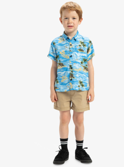 Safe Paradise - Short Sleeves Shirt for Boys 8 - 16  EQBWT03401