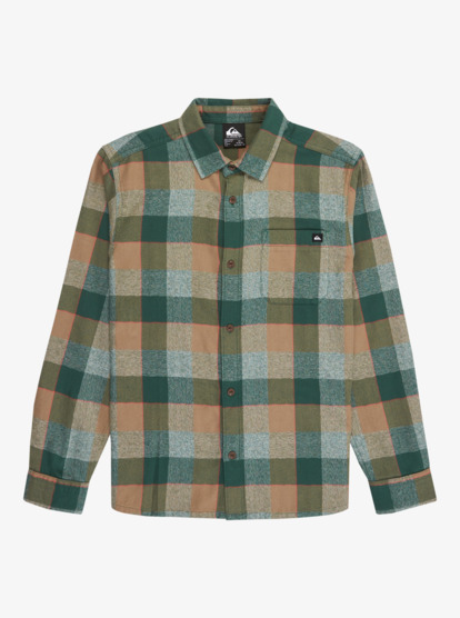 quiksilver, Motherfly Plaid - Long Sleeve Shirt for Boys 8-16, FALLEN ROCK MOTHERFLY CHECK (tzc1) Motherfly Plaid - Long Sleeve Shirt for Boys 8-16  EQBWT03405