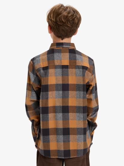 Motherfly Plaid - Long Sleeve Shirt for Boys 8-16  EQBWT03405
