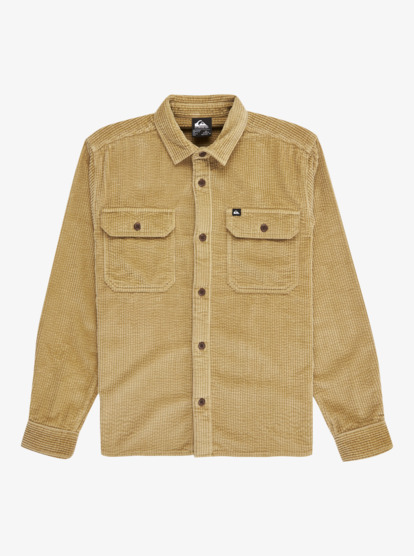 quiksilver, Venture Cord - Corduroy Shirt for Boys 8-16, SPONGE (tkp0) Venture Cord - Corduroy Shirt for Boys 8-16  EQBWT03407