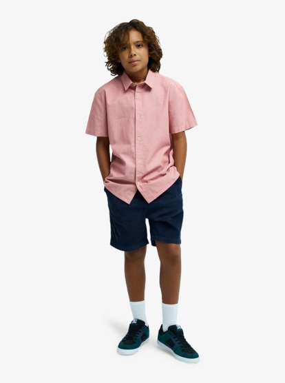 Drumfins - Short Sleeve Shirt for Boys 8-16  EQBWT03413