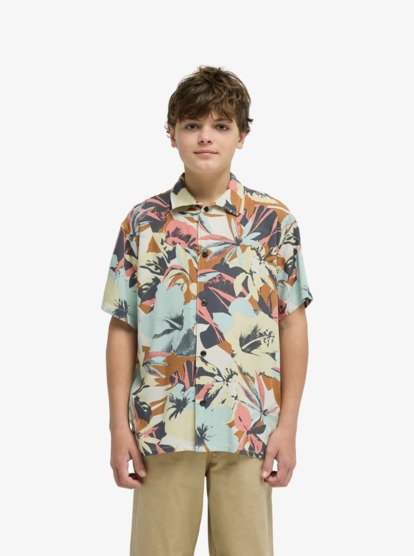 Safe Paradise - Short Sleeve Shirt for Boys 8-16  EQBWT03417