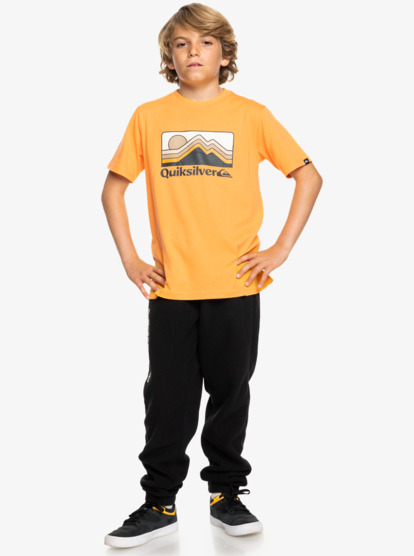 QS Gradient Mountains - Short Sleeves T-shirt for Boys 8 - 16  EQBZT04795