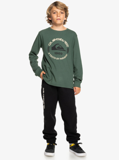 Circle Logo - Long Sleeves T-shirt for Boys 8 - 16  EQBZT04801