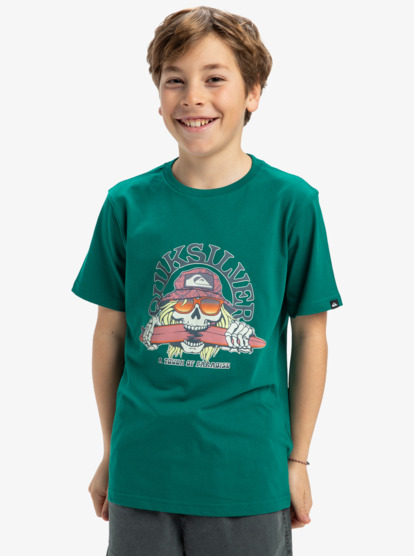 Ev Skull Feast - Short Sleeves T-Shirt for Boys 8 - 16  EQBZT04850