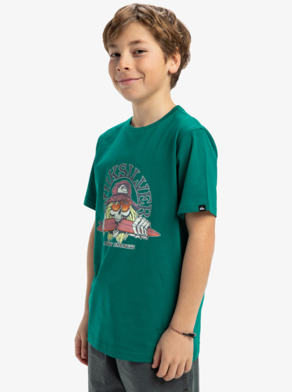 Ev Skull Feast - Short Sleeves T-Shirt for Boys 8 - 16  EQBZT04850