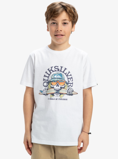 Ev Skull Feast - Short Sleeves T-Shirt for Boys 8 - 16  EQBZT04850