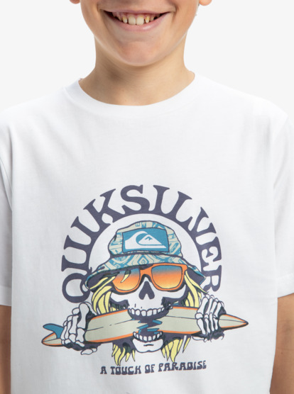 Ev Skull Feast - Short Sleeves T-Shirt for Boys 8 - 16  EQBZT04850