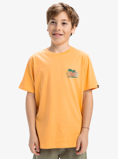 Ev Sunny Palms - Short Sleeves T-Shirt for Boys 8 - 16  EQBZT04855